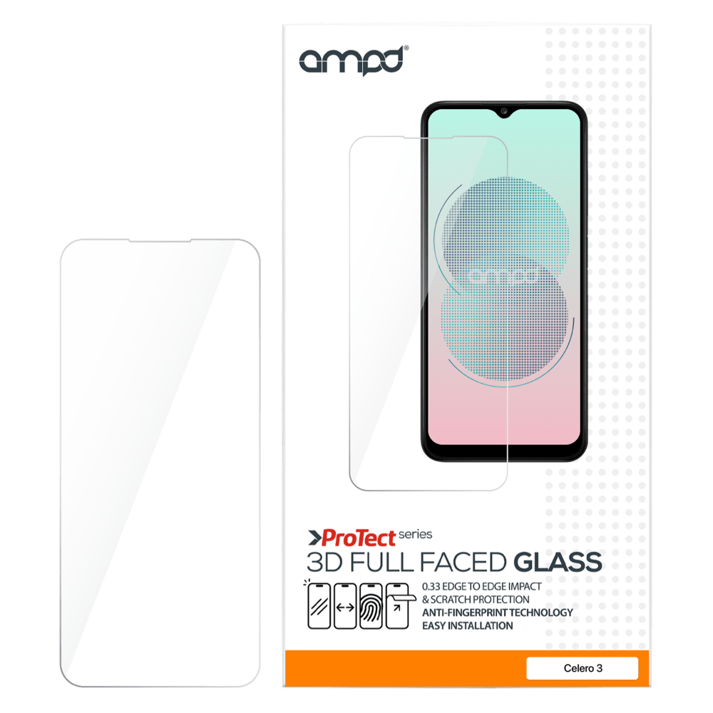 AMPD 0.33 Impact Tempered Glass Screen Protector for Celero5G SC