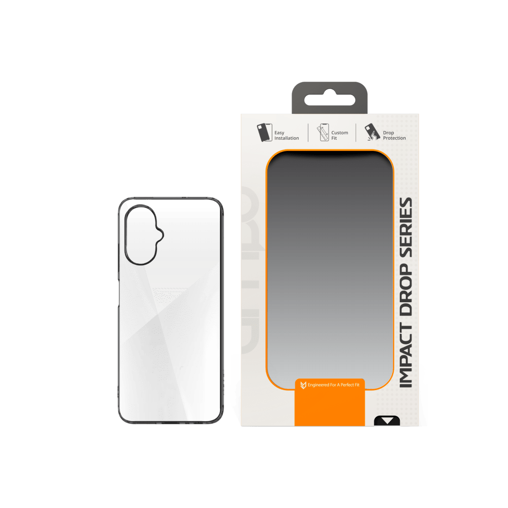 AMPD TPU / Acrylic Crystal Clear Case with Black Bumper for Celero 5G (Gen 3)-Black by AMPD