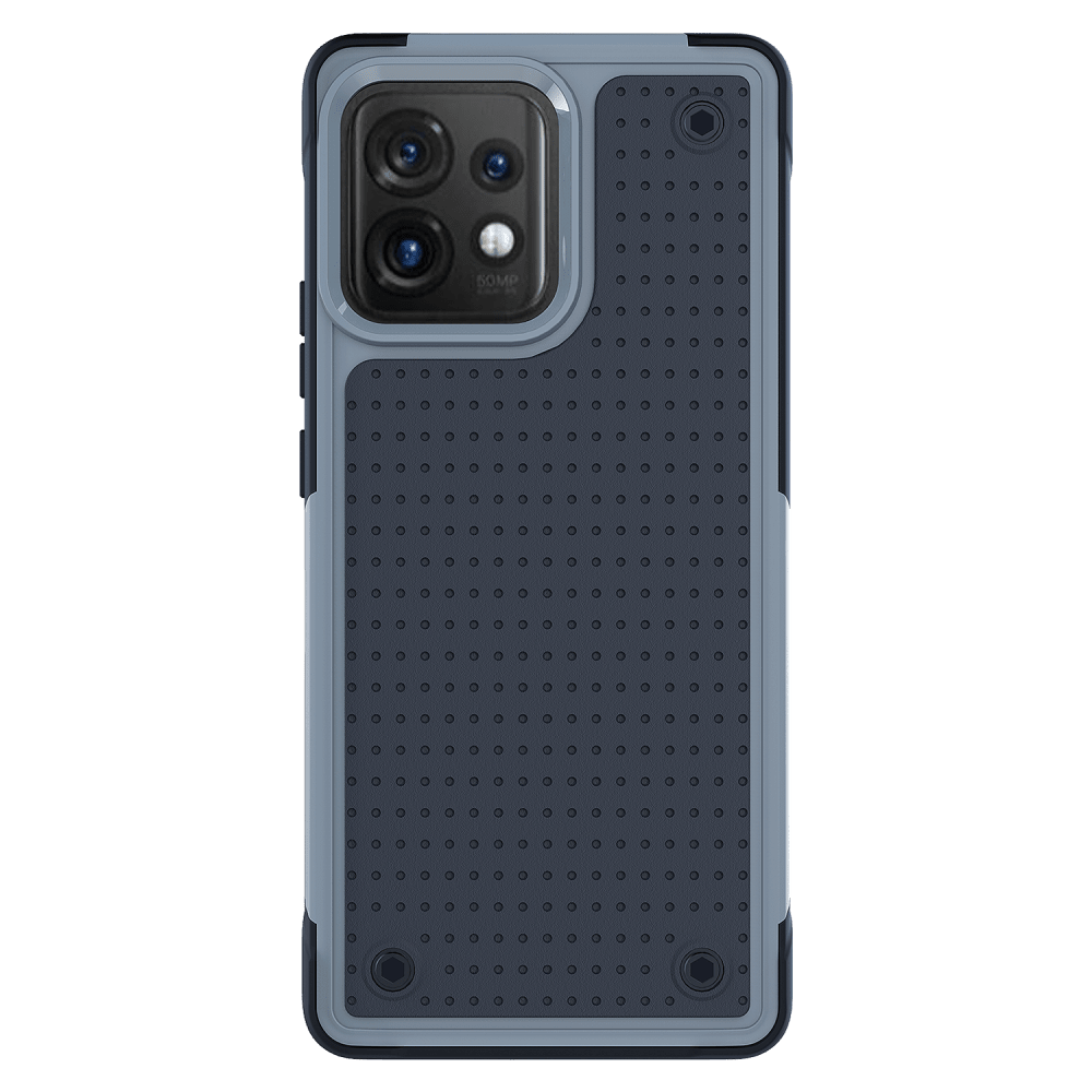 AMPD Dual Layer Rugged Case for Motorola Moto Edge Plus (2023)-Gray by AMPD