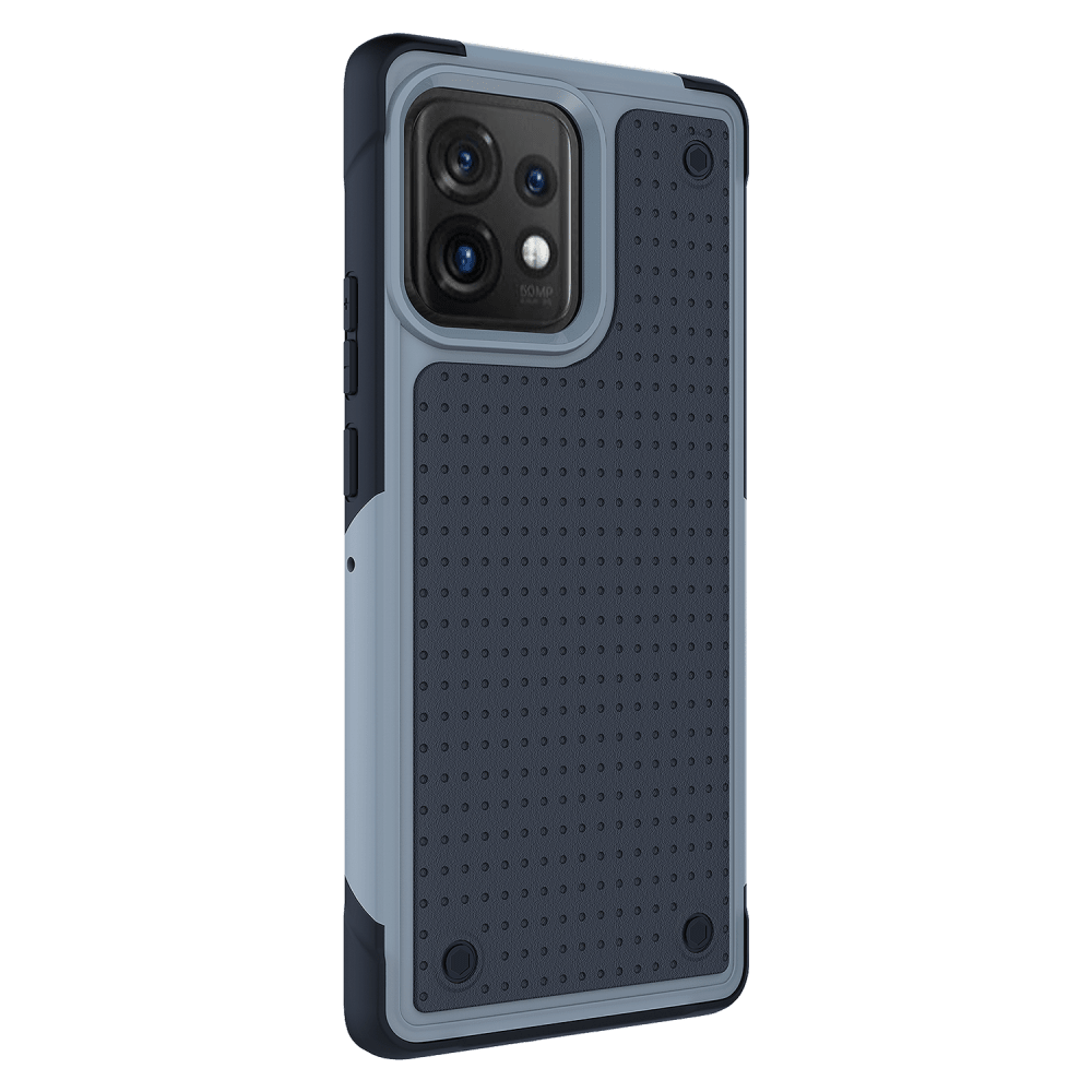AMPD Dual Layer Rugged Case for Motorola Moto Edge Plus (2023)-Gray by AMPD