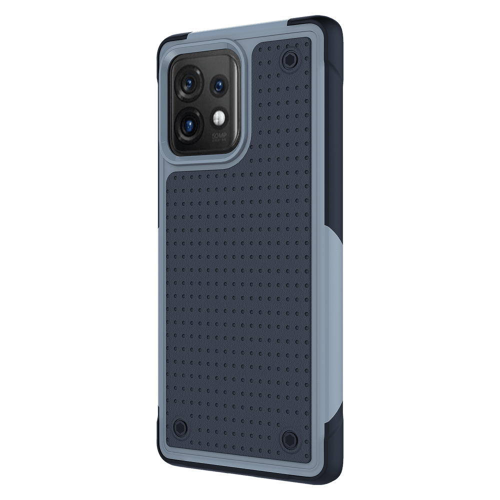 AMPD Dual Layer Rugged Case for Motorola Moto Edge Plus (2023)-Gray by AMPD