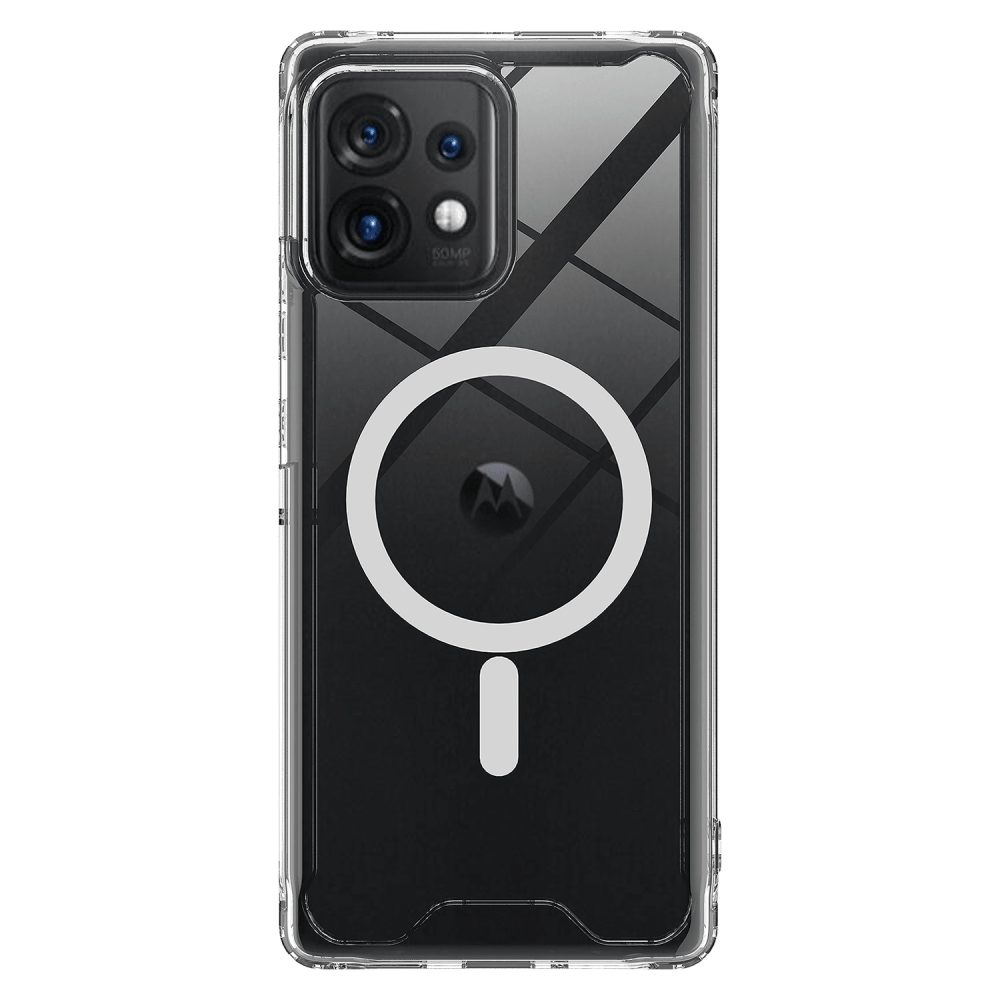 AMPD TPU / Acrylic Crystal Clear Case for Motorola Moto Edge Plus (2023)-Clear by AMPD