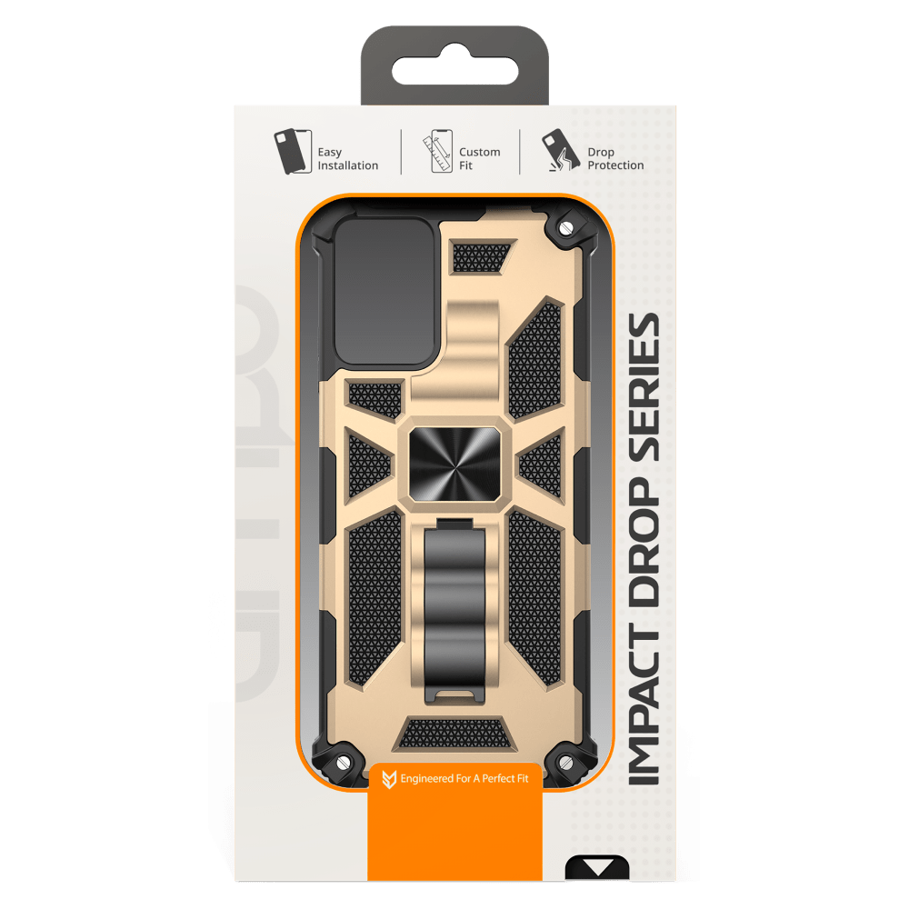 AMPD Dual Layer Kickstand Spiderweb Case for Motorola Moto G 5G (2024) by AMPD