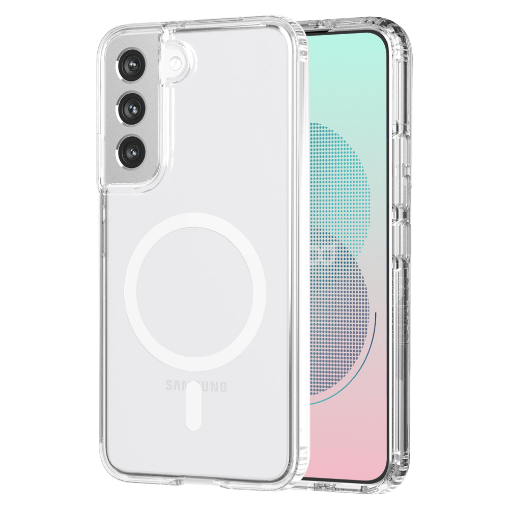 AMPD TPU / Acrylic Crystal Clear MagSafe Case for Samsung Galaxy S22-Clear by AMPD
