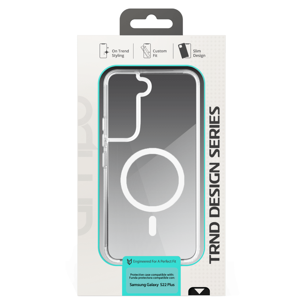 AMPD TPU / Acrylic Crystal Clear MagSafe Case for Samsung Galaxy S22 Plus-Clear by AMPD