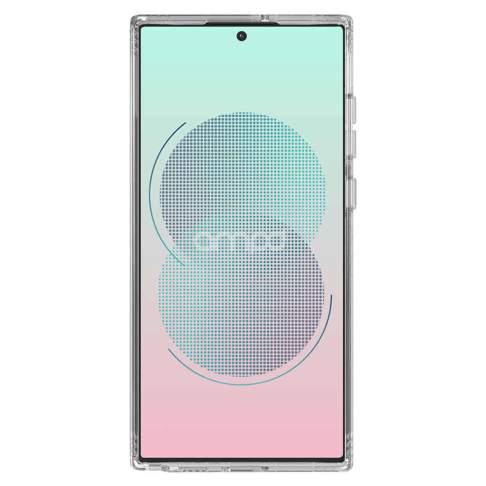 AMPD TPU / Acrylic Crystal Clear MagSafe Case for Samsung Galaxy S22 Ultra-Clear by AMPD