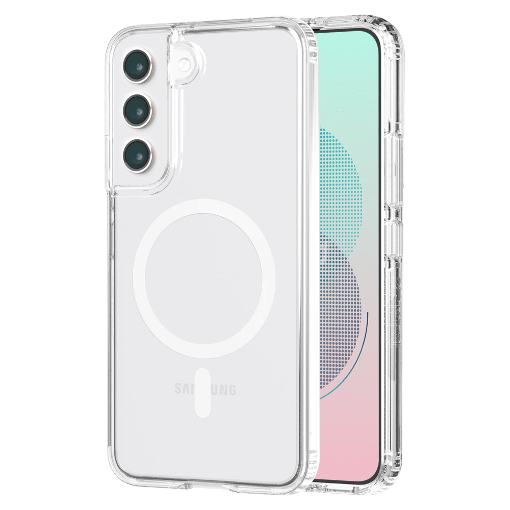 AMPD TPU / Acrylic Crystal Clear MagSafe Case for Samsung Galaxy S23-Clear by AMPD