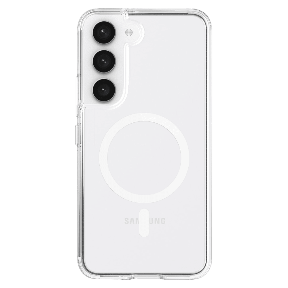 AMPD TPU / Acrylic Crystal Clear MagSafe Case for Samsung Galaxy S23-Clear by AMPD