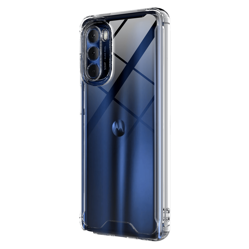 AMPD TPU / Acrylic Hard Shell Case for Motorola Moto G Stylus (2022) / Moto G Stylus 5G (2022)-Clear by AMPD