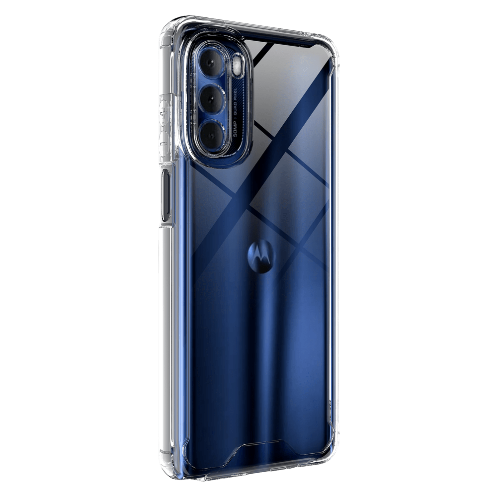 AMPD TPU / Acrylic Hard Shell Case for Motorola Moto G Stylus (2022) / Moto G Stylus 5G (2022)-Clear by AMPD