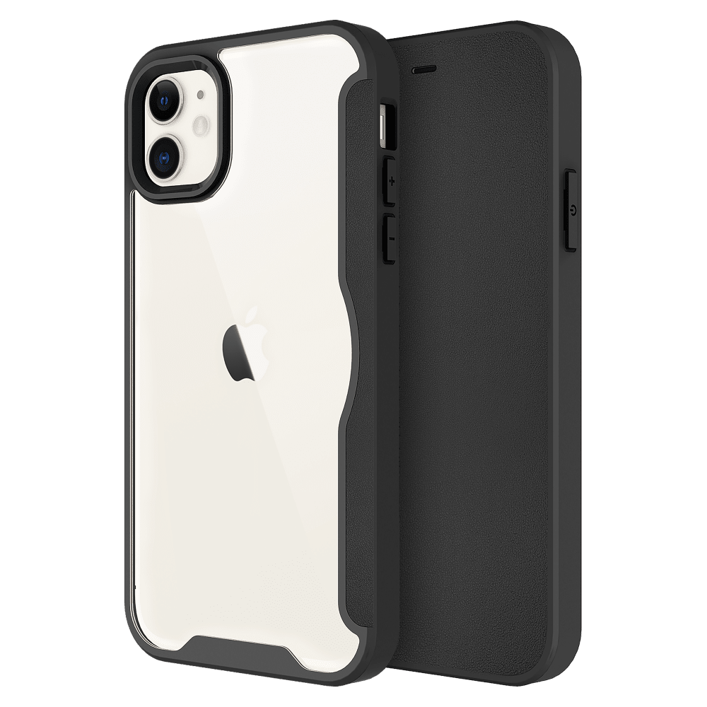 AMPD TPU / Acrylic Flip Wallet Case for Apple iPhone 11