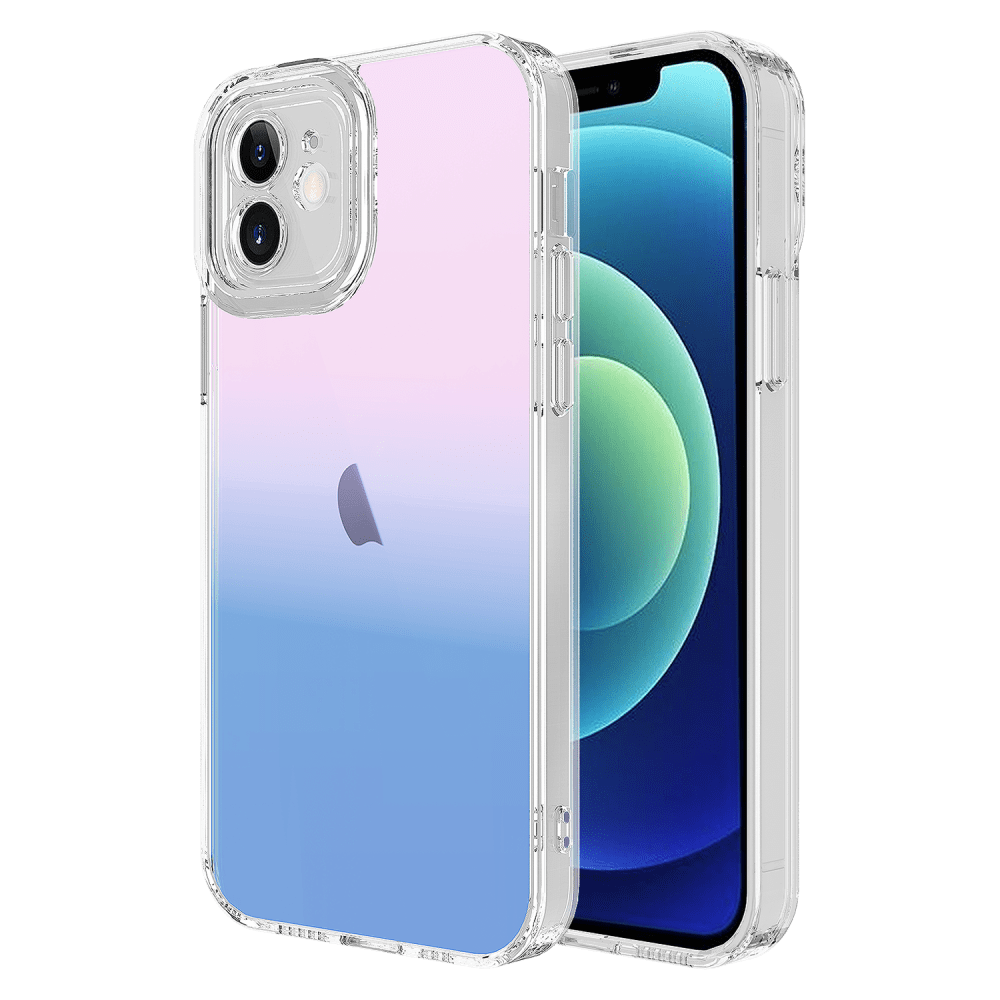 AMPD Acrylic Ice Holographic Case for Apple iPhone 12-Blue