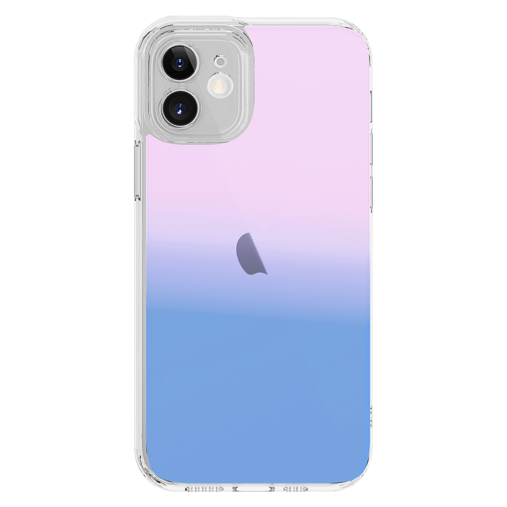AMPD Acrylic Ice Holographic Case for Apple iPhone 12-Blue by AMPD