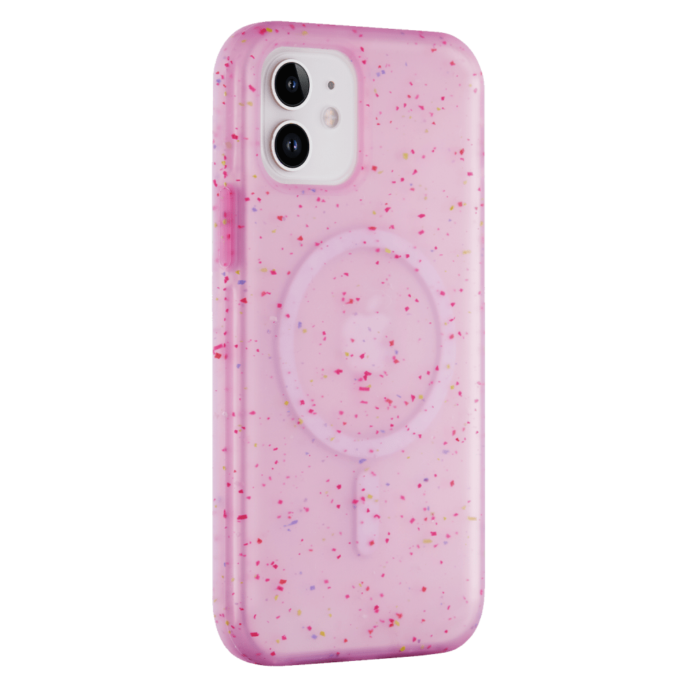 AMPD Jelly Confetti Soft Shell MagSafe Case for Apple iPhone 12 / iPhone 12 Pro-Purple by AMPD