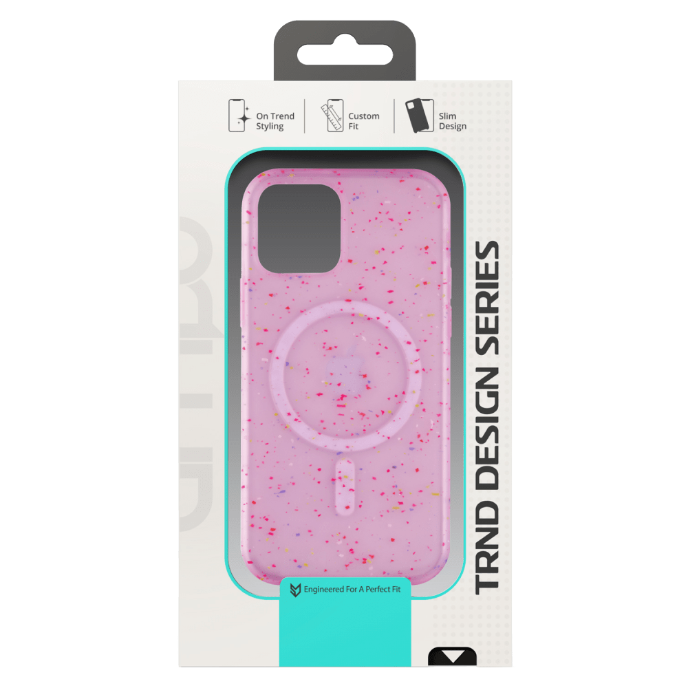 AMPD Jelly Confetti Soft Shell MagSafe Case for Apple iPhone 12 / iPhone 12 Pro-Purple by AMPD