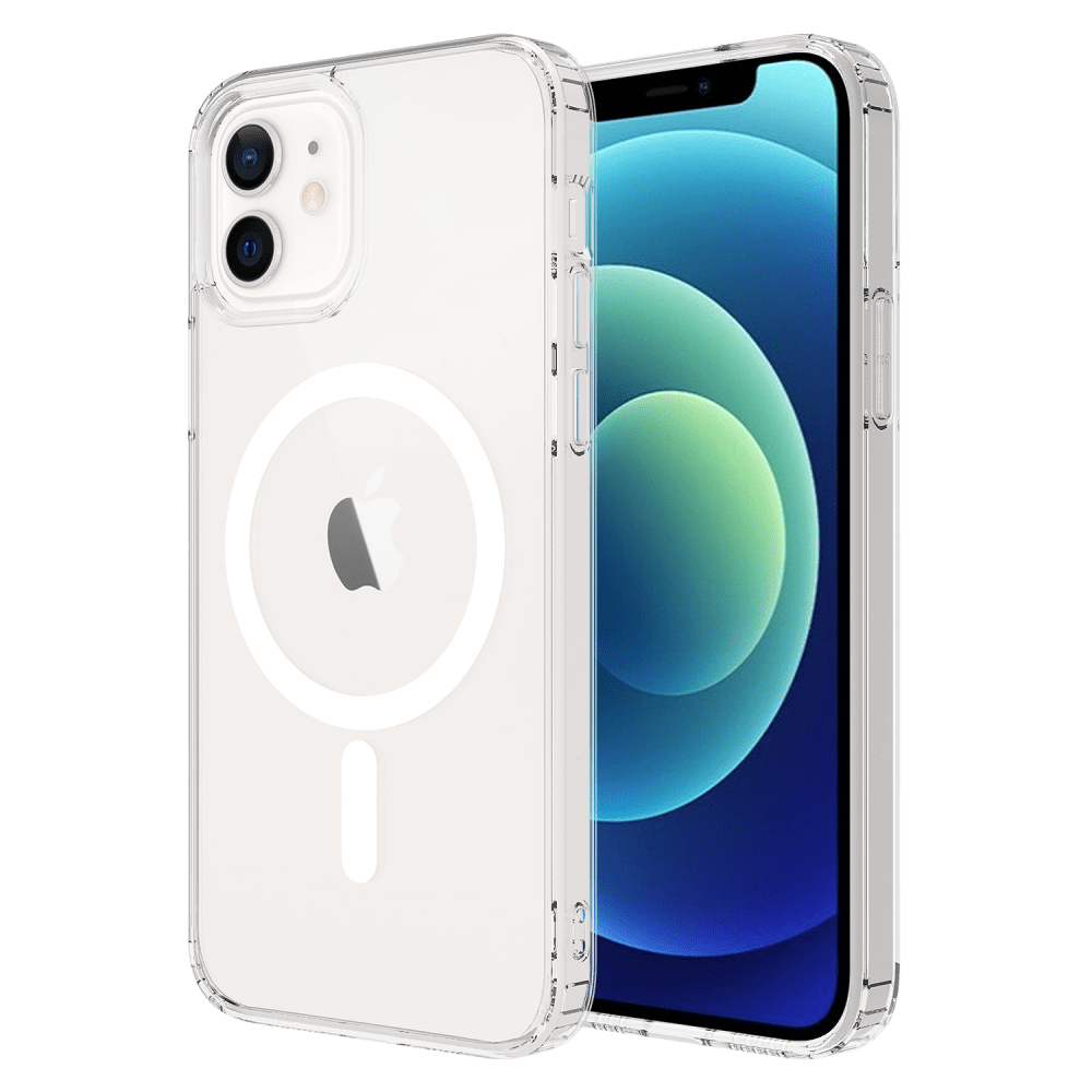 AMPD TPU / Acrylic Hard Shell MagSafe Case for Apple iPhone 12 / iPhone 12 Pro-Clear by AMPD