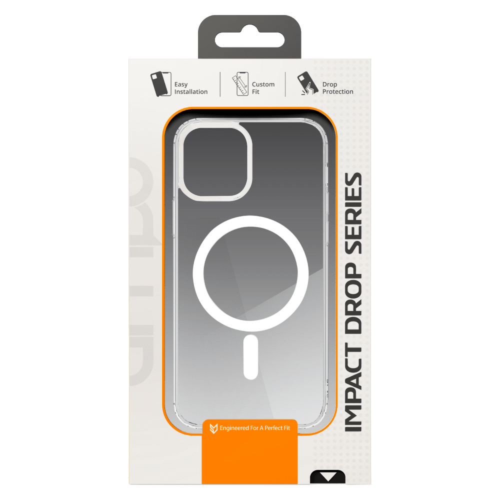AMPD TPU / Acrylic Hard Shell MagSafe Case for Apple iPhone 12 / iPhone 12 Pro-Clear by AMPD
