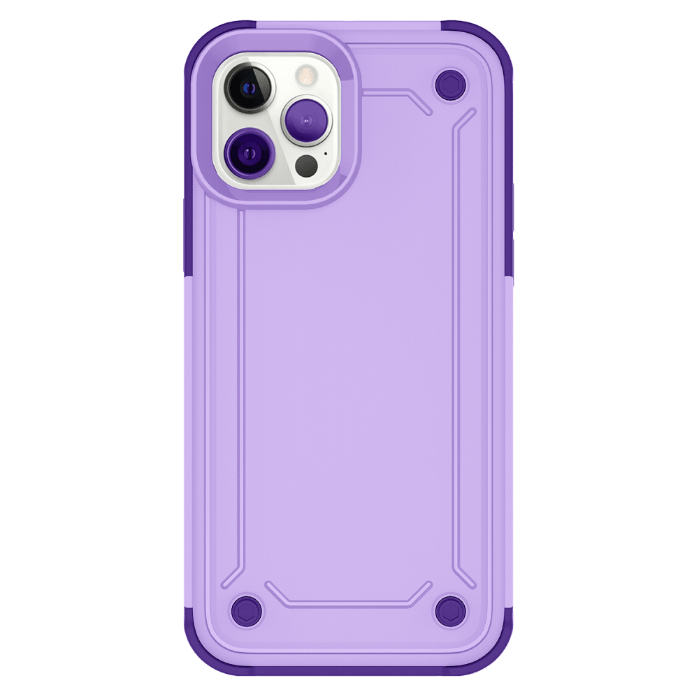 AMPD Rugged Drop Case for Apple iPhone 12-Purple by AMPD