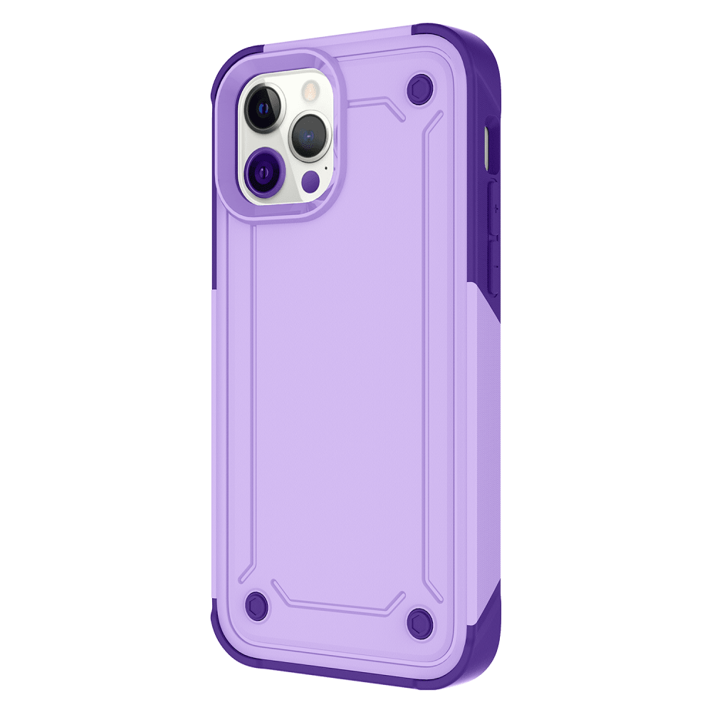 AMPD Rugged Drop Case for Apple iPhone 12-Purple by AMPD