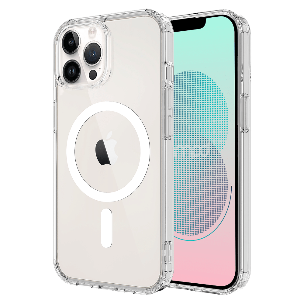 AMPD TPU / Acrylic Crystal Clear MagSafe Case for Apple iPhone 12 Pro Max-Clear by AMPD