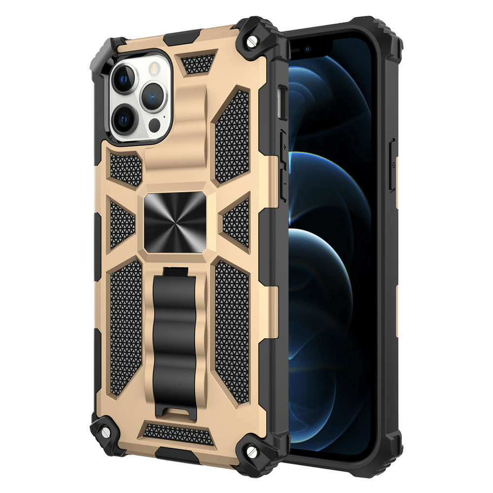AMPD SpiderKick Dual Layer Case for Apple iPhone 12 Gold