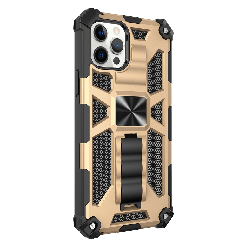 AMPD SpiderKick Dual Layer Case for Apple iPhone 12 Gold by AMPD