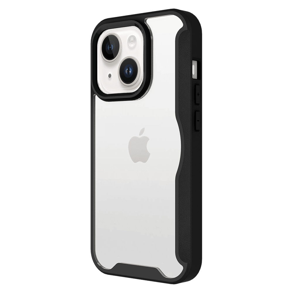 AMPD TPU / Acrylic Wallet Flip Case for Apple iPhone 13-Black by AMPD
