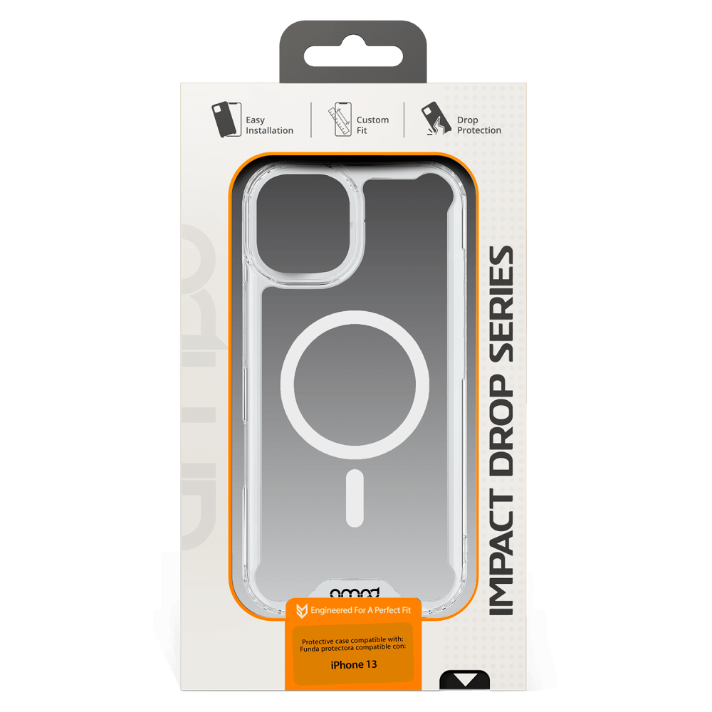 AMPD TPU / Acrylic Crystal Clear Case for Apple iPhone 13-Clear by AMPD