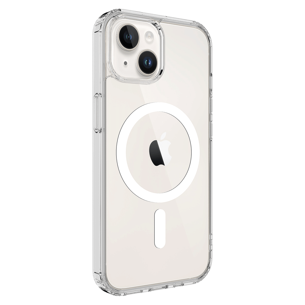 AMPD TPU / Acrylic Crystal Clear MagSafe Case for Apple iPhone 14-Clear by AMPD