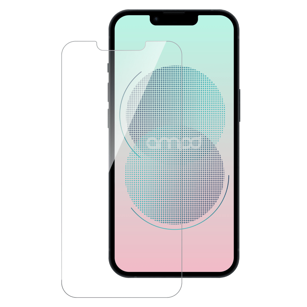 AMPD 0.33 Impact Tempered Glass Screen Protector for Apple iPhone 15 Clear