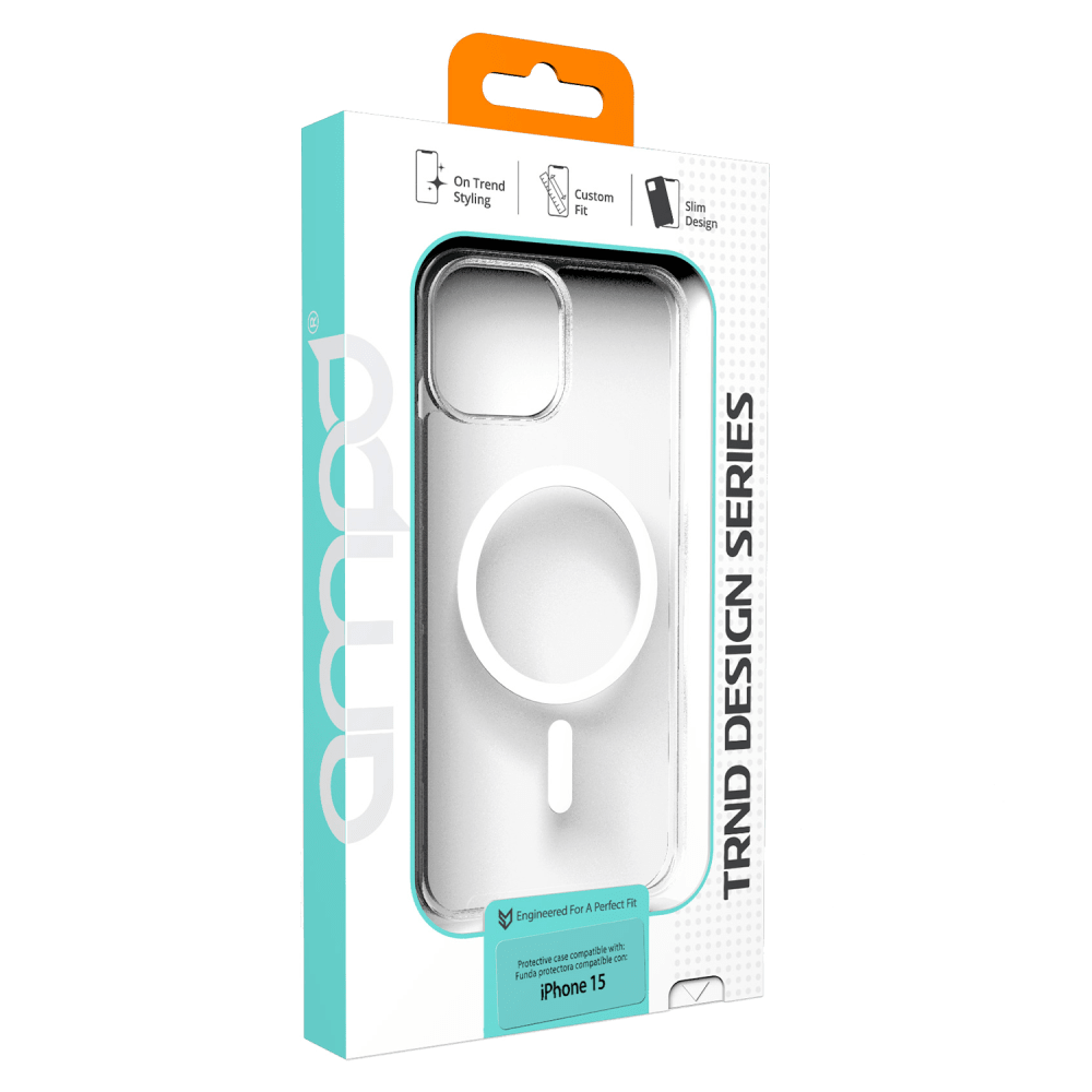 AMPD TPU / Acrylic Crystal Clear MagSafe Case for Apple iPhone 15-- by AMPD