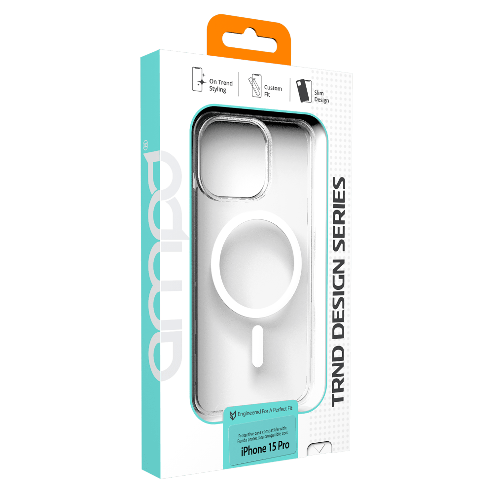 AMPD TPU / Acrylic Crystal Clear MagSafe Case for Apple iPhone 15 Pro-Clear by AMPD