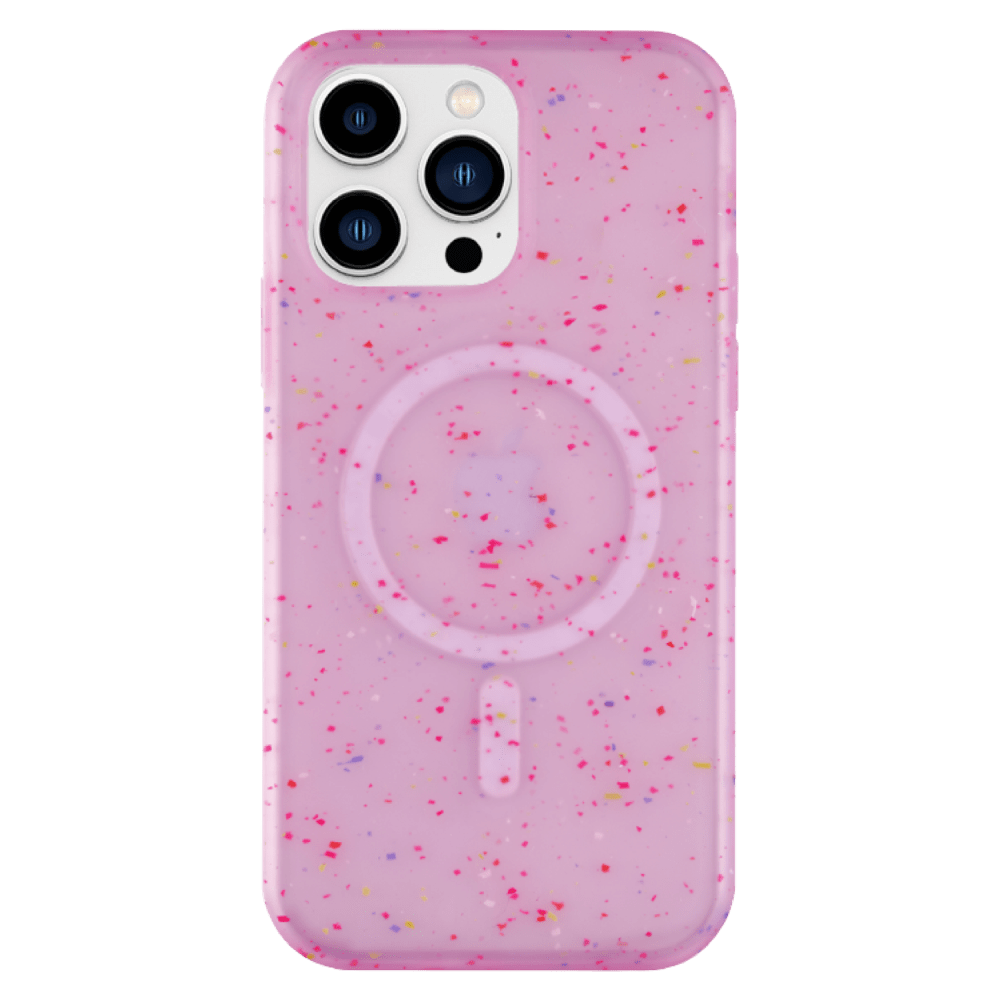 AMPD Jelly Confetti Soft Shell MagSafe Case for Apple iPhone 15 Pro Max-Purple by AMPD