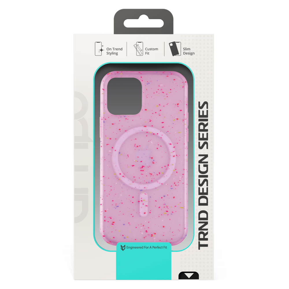 AMPD Jelly Confetti Soft Shell MagSafe Case for Apple iPhone 15 Pro Max-Purple by AMPD