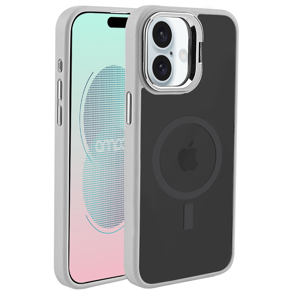 AMPD Acrylic Smoke CamKick MagSafe Case for Apple iPhone 16-- by AMPD