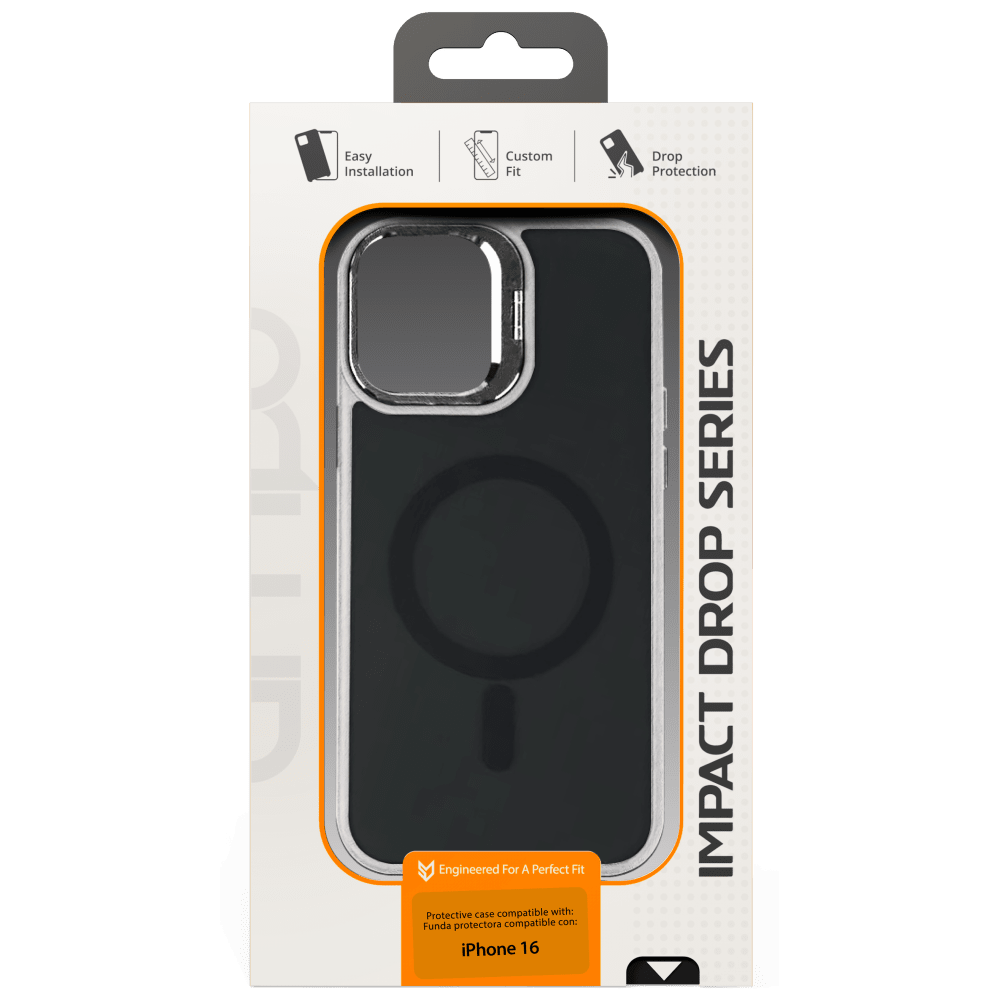 AMPD Acrylic Smoke CamKick MagSafe Case for Apple iPhone 16-- by AMPD