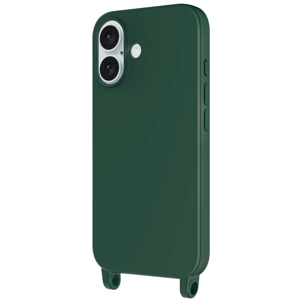 AMPD Real Feel TPU Crossbody Strap Case for Apple iPhone 16-- by AMPD