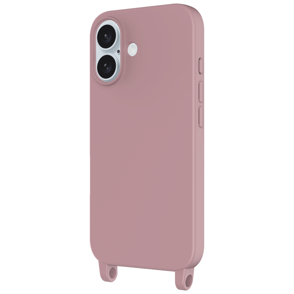 AMPD Real Feel TPU Crossbody Strap Case for Apple iPhone 16-- by AMPD