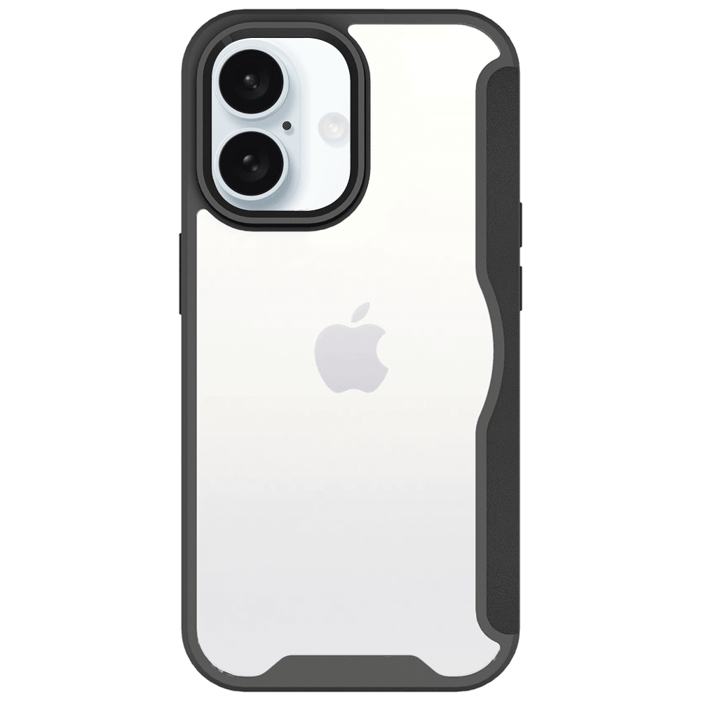 AMPD TPU / Acrylic Wallet Flip MagSafe Case for Apple iPhone 16-- by AMPD