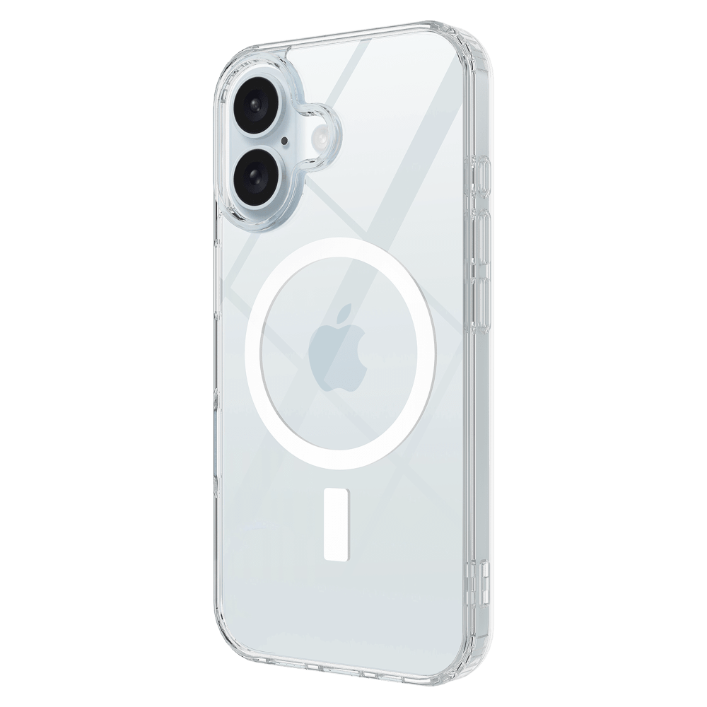 AMPD TPU / Acrylic Crystal Clear MagSafe Case for Apple iPhone 16-Clear by AMPD