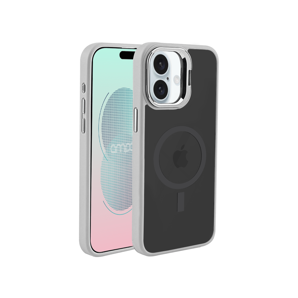 AMPD Acrylic Smoke CamKick MagSafe Case for Apple iPhone 16 Plus-- by AMPD