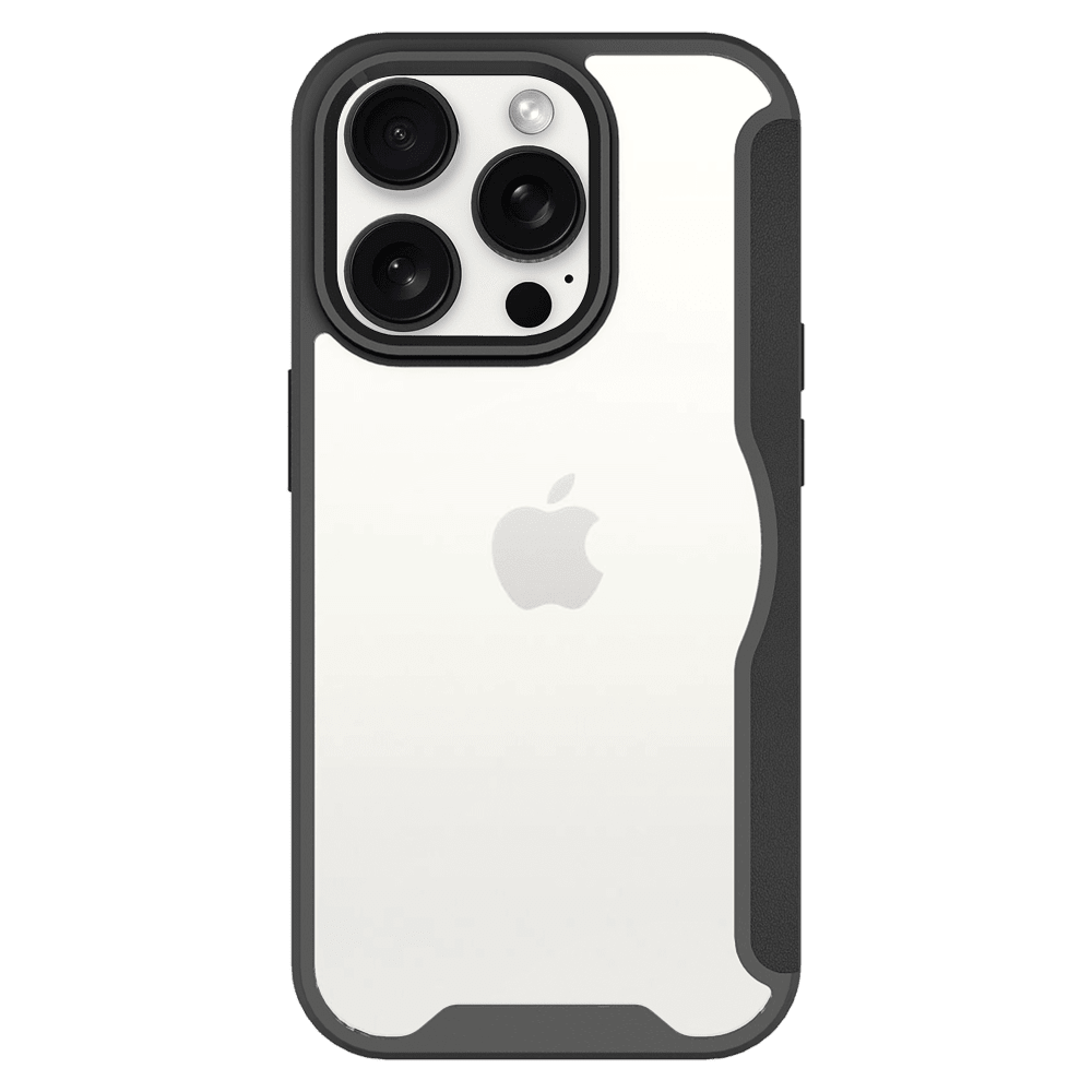 AMPD TPU / Acrylic Wallet Flip MagSafe Case for Apple iPhone 16 Pro Max-- by AMPD