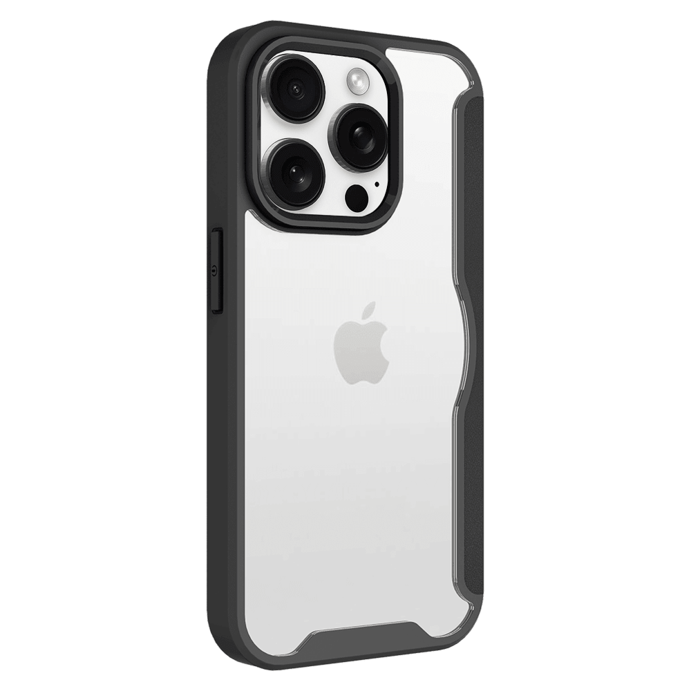 AMPD TPU / Acrylic Wallet Flip MagSafe Case for Apple iPhone 16 Pro Max-- by AMPD