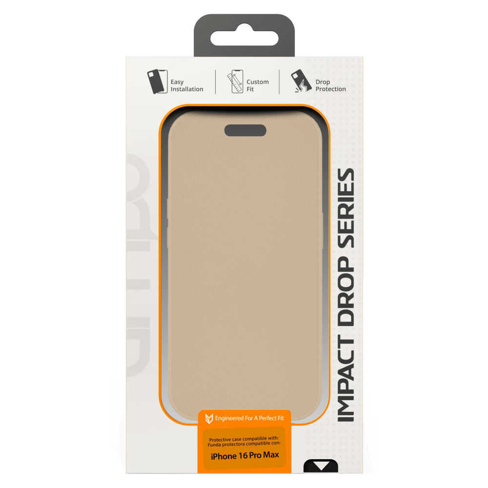 AMPD TPU / Acrylic Wallet Flip MagSafe Case for Apple iPhone 16 Pro Max-- by AMPD