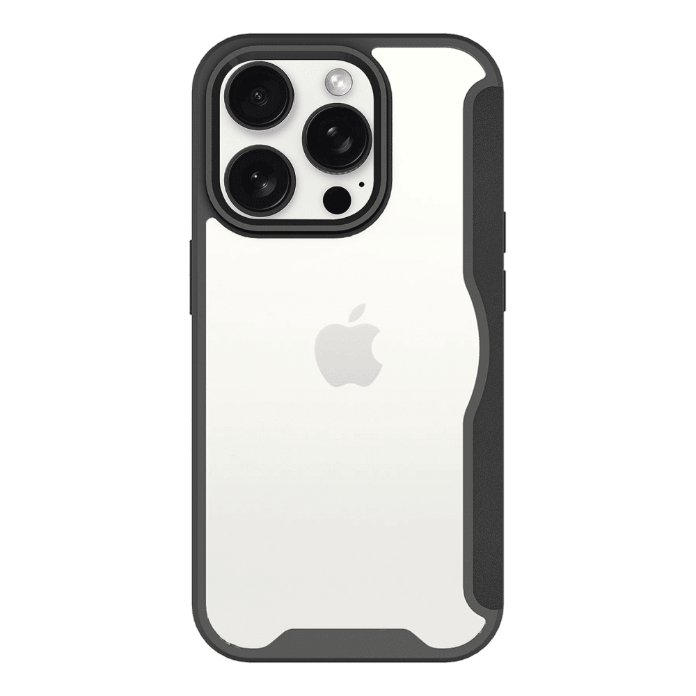 AMPD TPU / Acrylic Wallet Flip MagSafe Case for Apple iPhone 16 Pro-- by AMPD