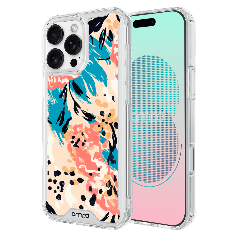AMPD TPU / Acrylic HD Print MagSafe Case for Apple iPhone 16 Pro-Blue
