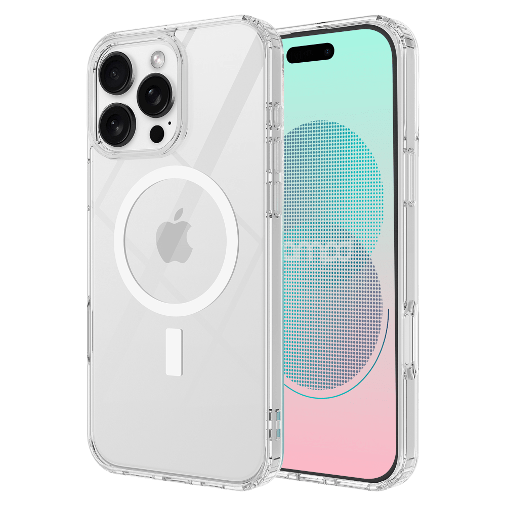 AMPD TPU / Acrylic Crystal Clear MagSafe Case for Apple iPhone 16 Pro-Clear by AMPD