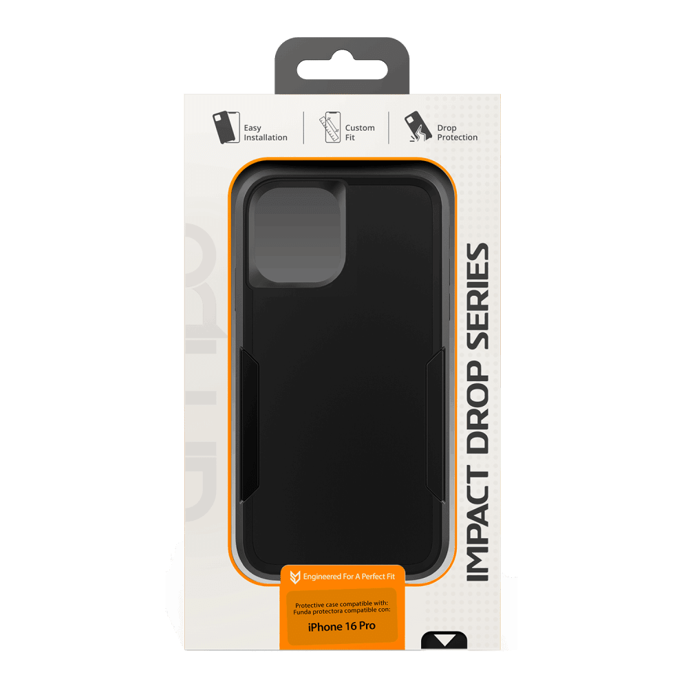 AMPD Military Drop Case for Apple iPhone 16 Pro-Black by AMPD