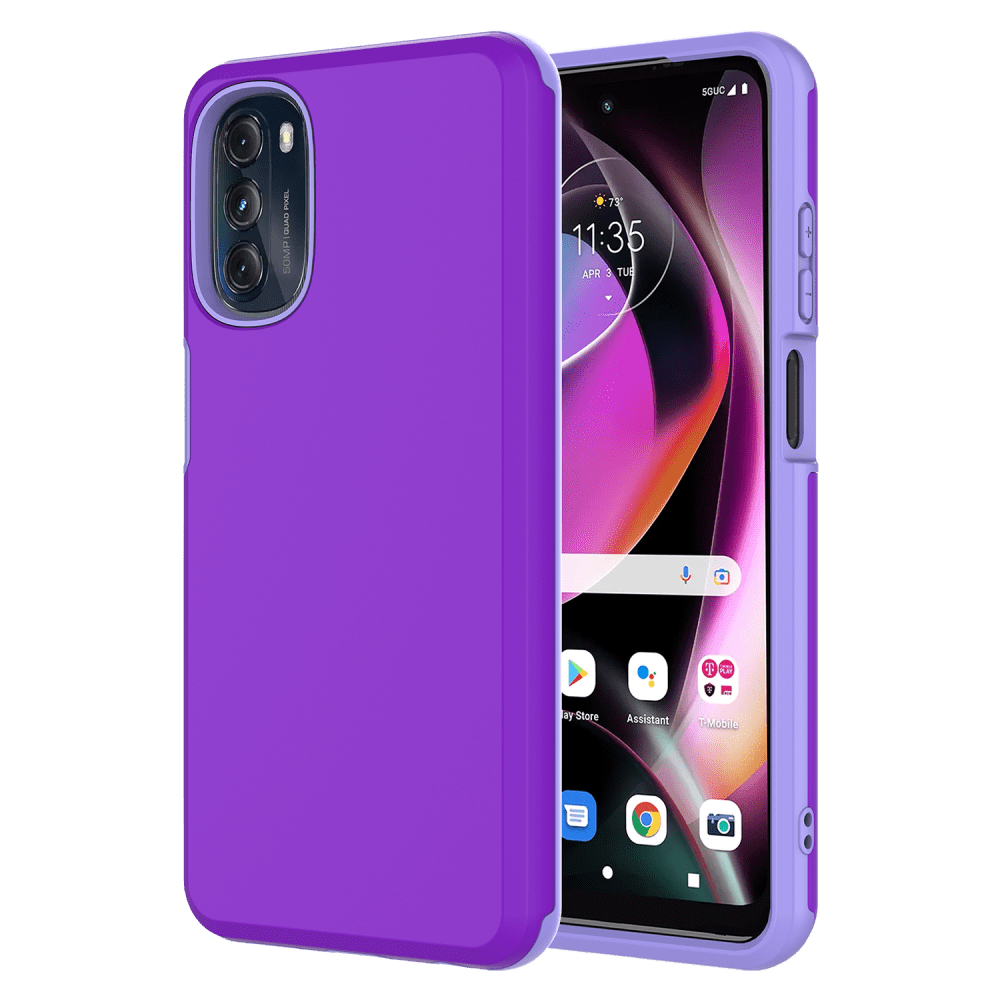 AMPD Classic Slim Dual Layer Case for Motorola Moto G 5G (2022)