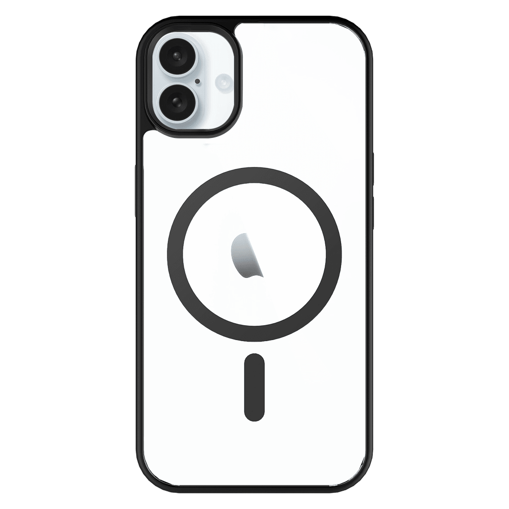 AMPD TPU / Acrylic Bumper MagSafe Case for Apple iPhone 16 Plus-Black